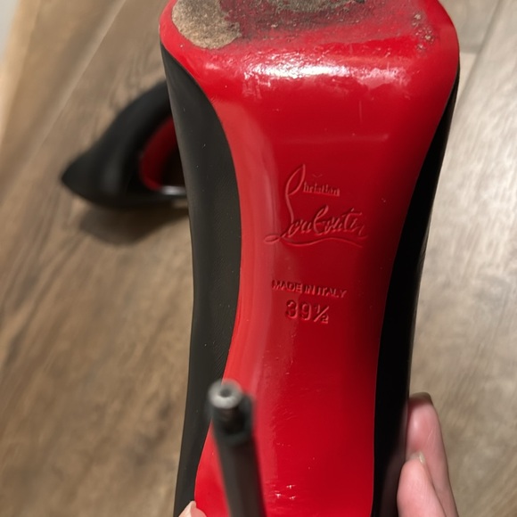 Christian Louboutin in size 39.5. I think these are the pigalles. - Picture 4 of 4